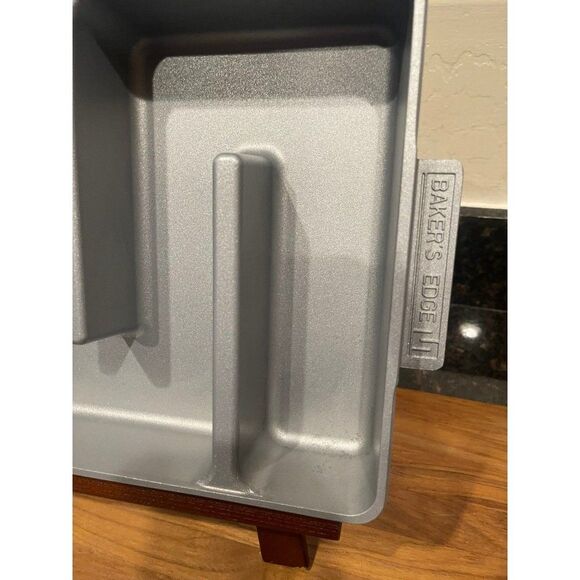 BAKERS EDGE Large 11.5" × 8.5" x 2" Non-Stick pan - Picture 4 of 8